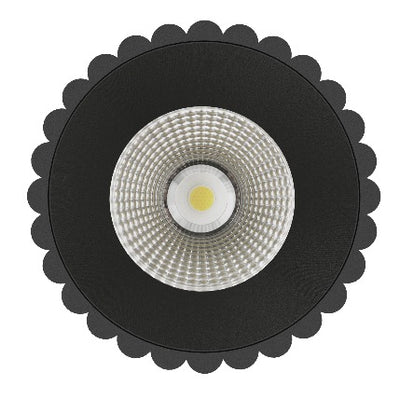 Pendant lamp COB Ripple LED 12W 3CCT D90 BLK
