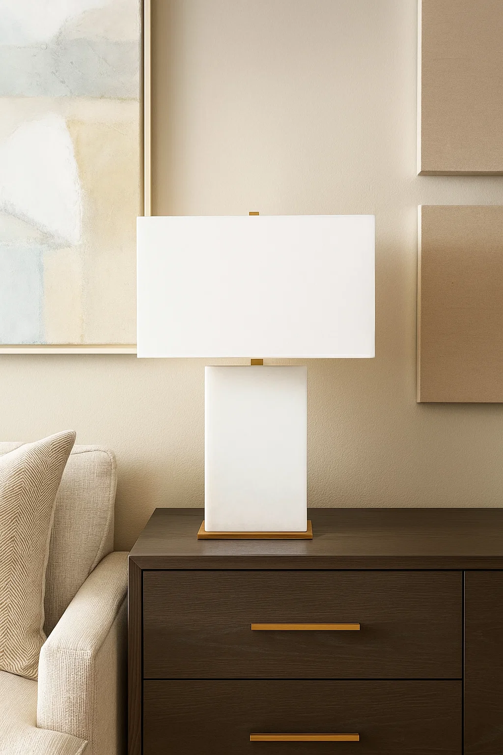 Table Lamp Dominique Alabaster