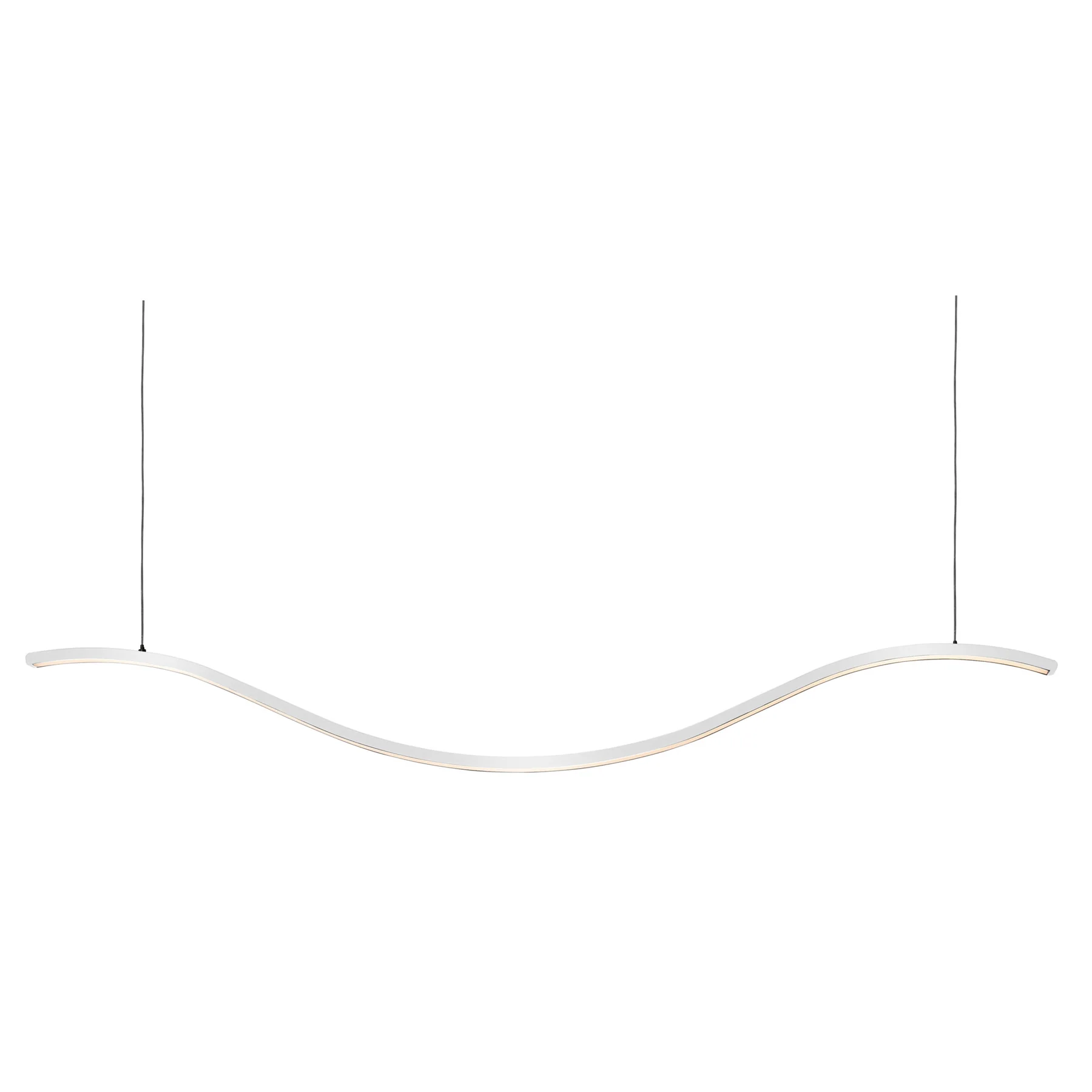 Pendant lamp Wave WHT 1500 LED 50W CCT Dim