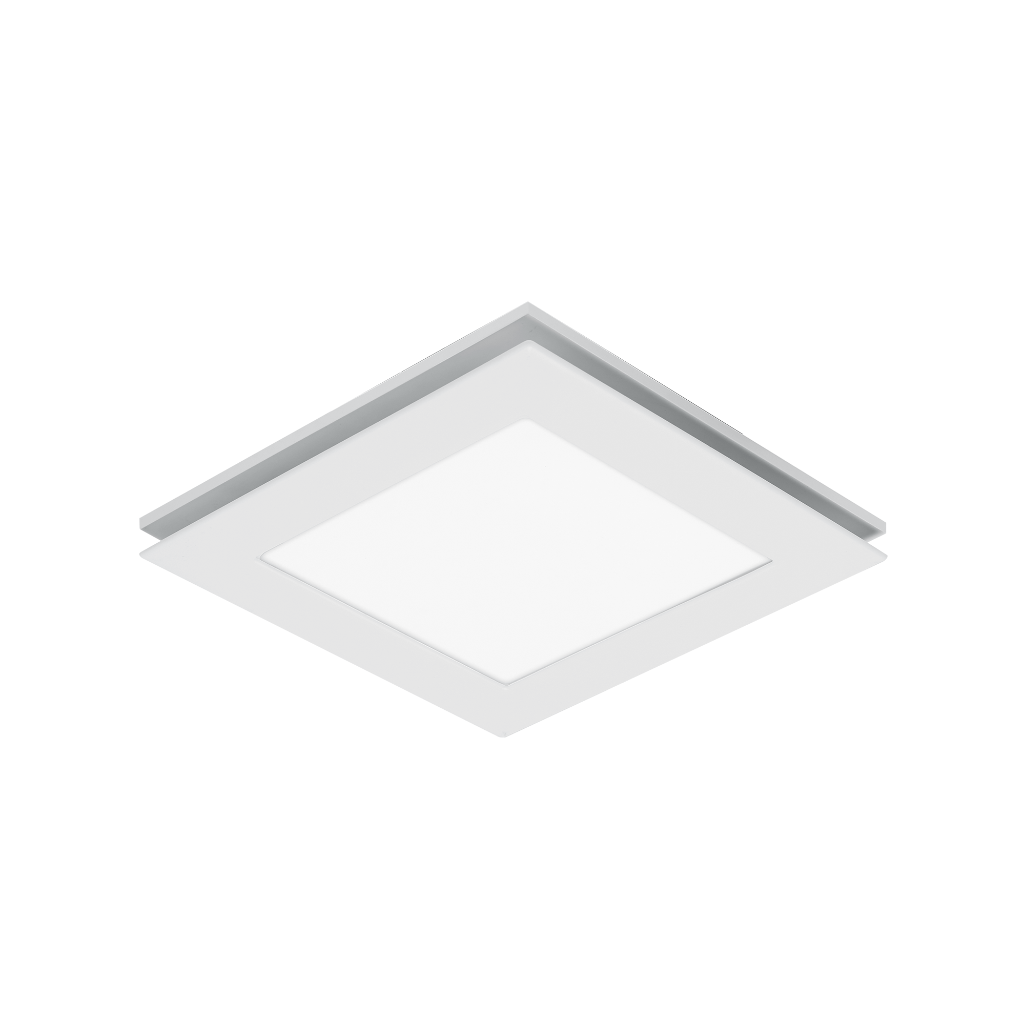 Martec Exhaust fan Flow 295 square LED 12W 3CCT WHT