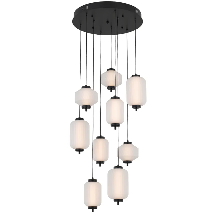 Pendant lamp Torso 9 D48 LED 50W 3K BK