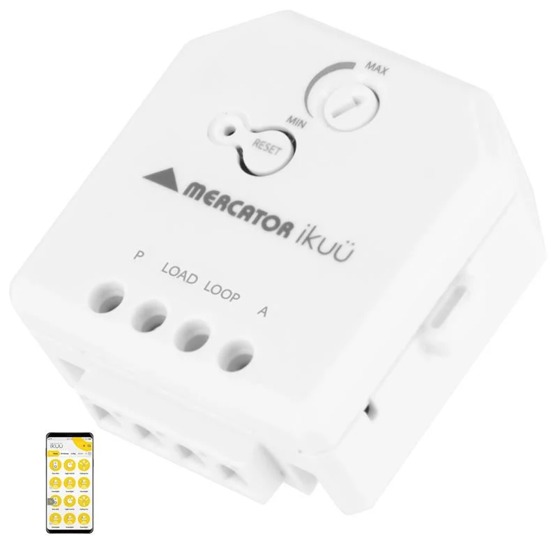 Ikuü Smart Wi-Fi Inline Switch With Dimmer - Momentary Press Switch