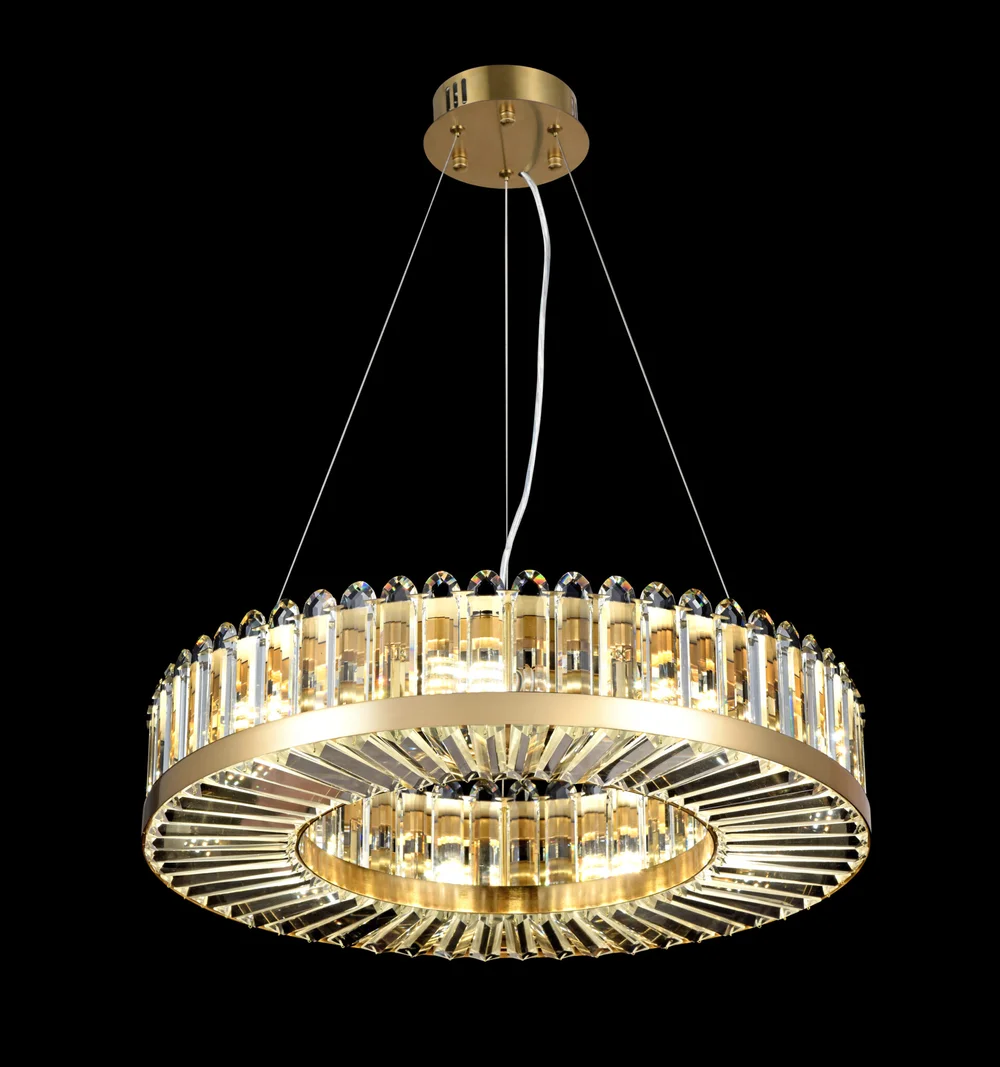 Chandelier PALLADIO-9L Brushed Brass