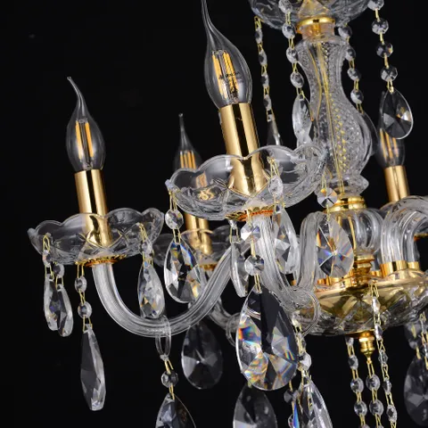 Chandelier Bromley Crystal K9 6 light GL