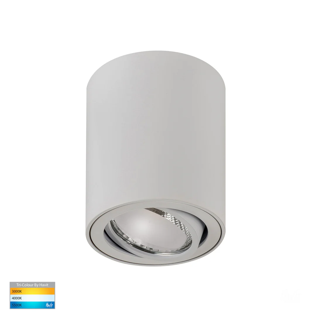 Surface downlight Nella WHT Adjustible 3CCT LED 7W IP54
