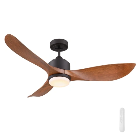 Ceiling fan Eagle II Lite DC with Remote and LED 18W D48 RB