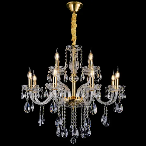 Chandelier Bromley Crystal K9 12 light GL