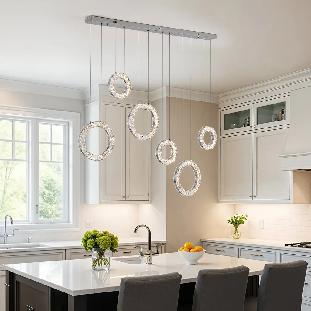 Pendant lamp LUNA 6 LED 80W CH