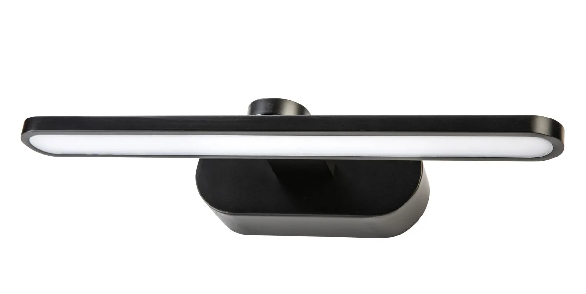 Vanity light GINA-9 Blk W-B 9.4W 300x112x65m
