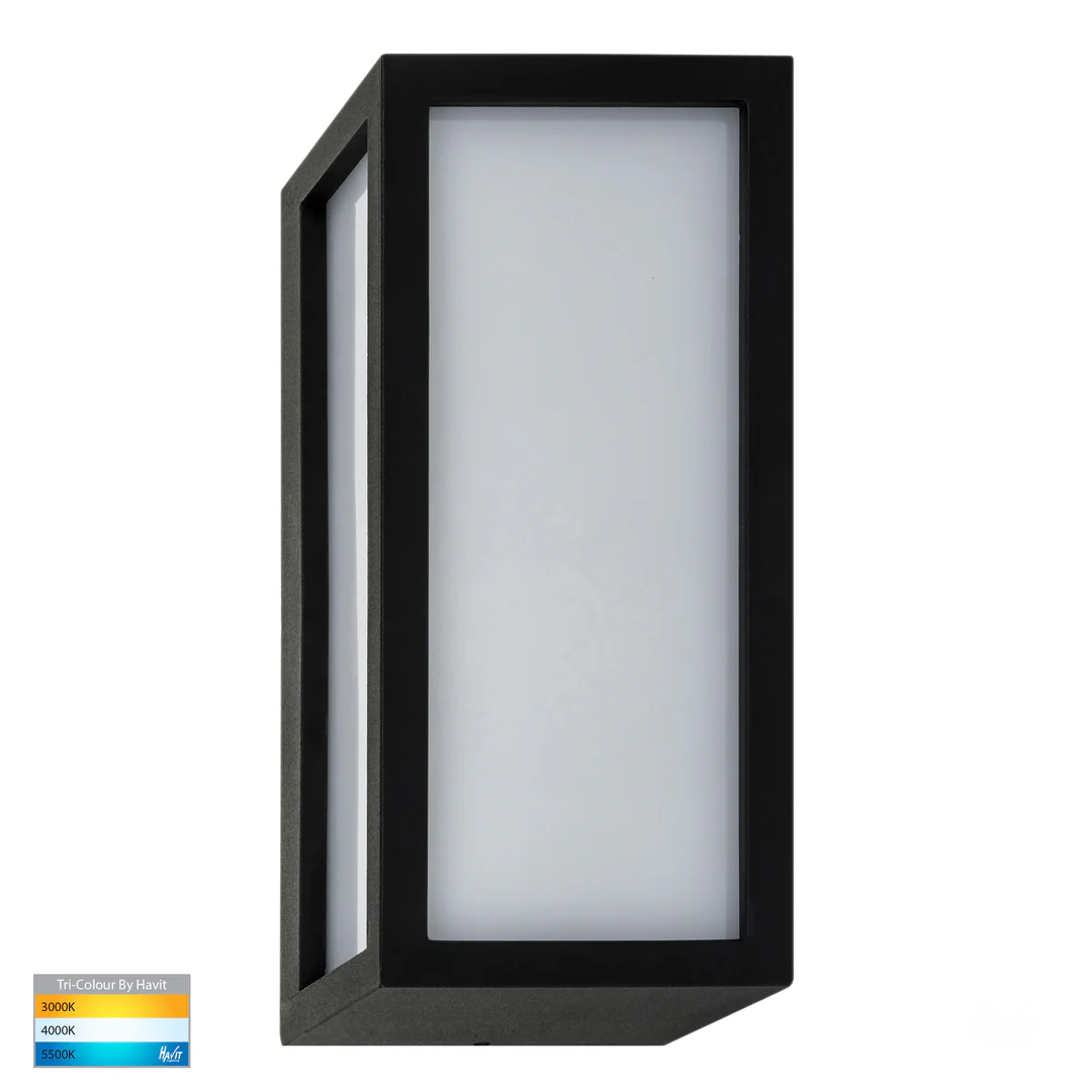 Wall light Jasper BLK LED HV3669T-BLK IP65
