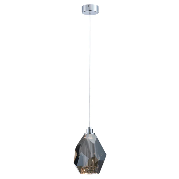 Pendant lamp Xela Smokey LED 6W CHR