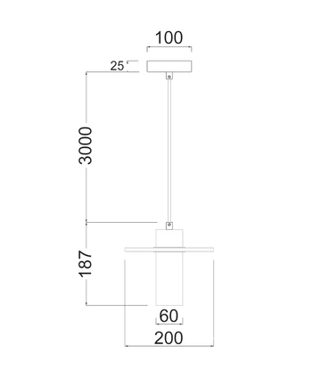 Pendant Lamp Lucerna Marble E14 BRS