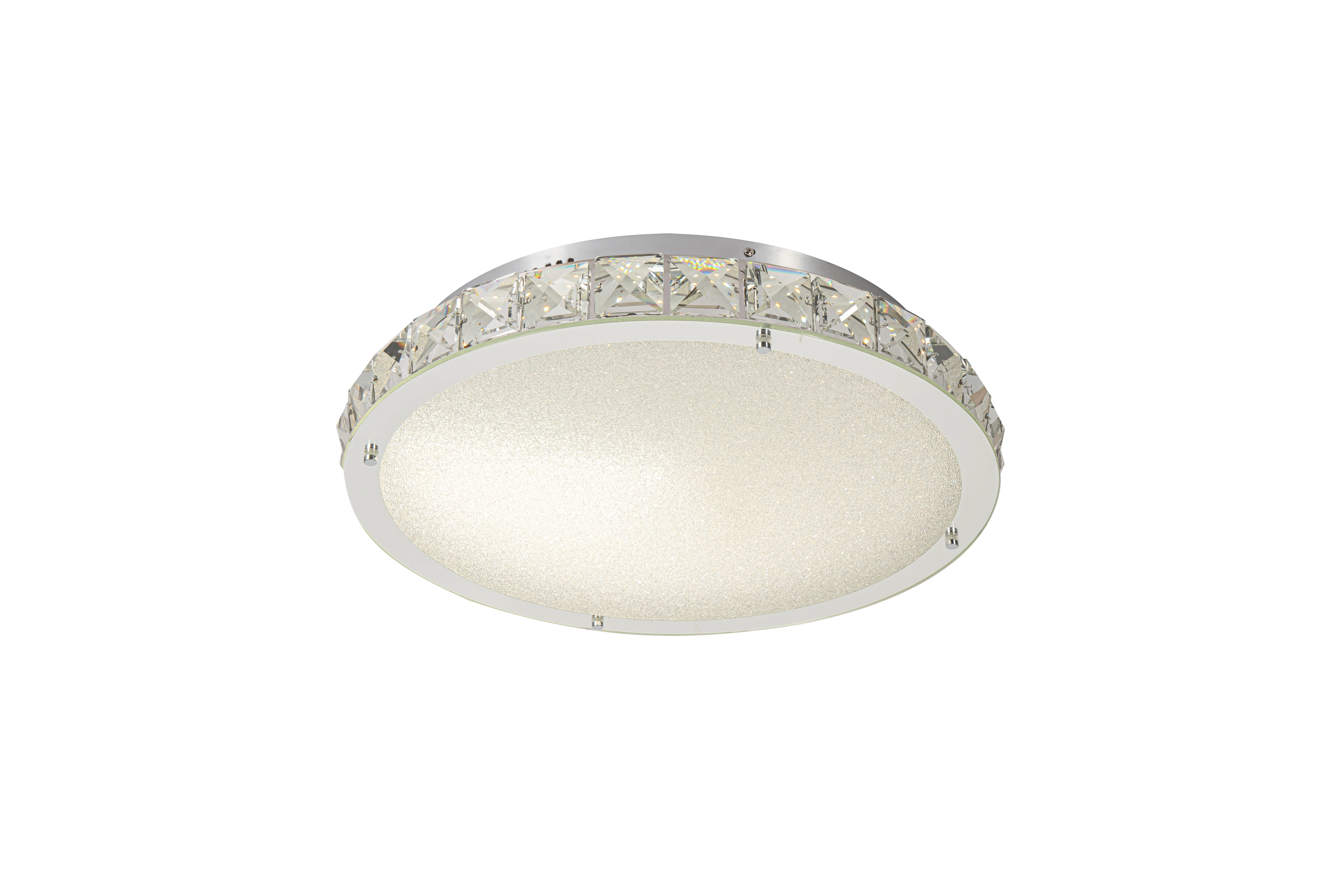 Ceiling light Sparkle Crystal LED 24W CCT Dim D45 CHR remote