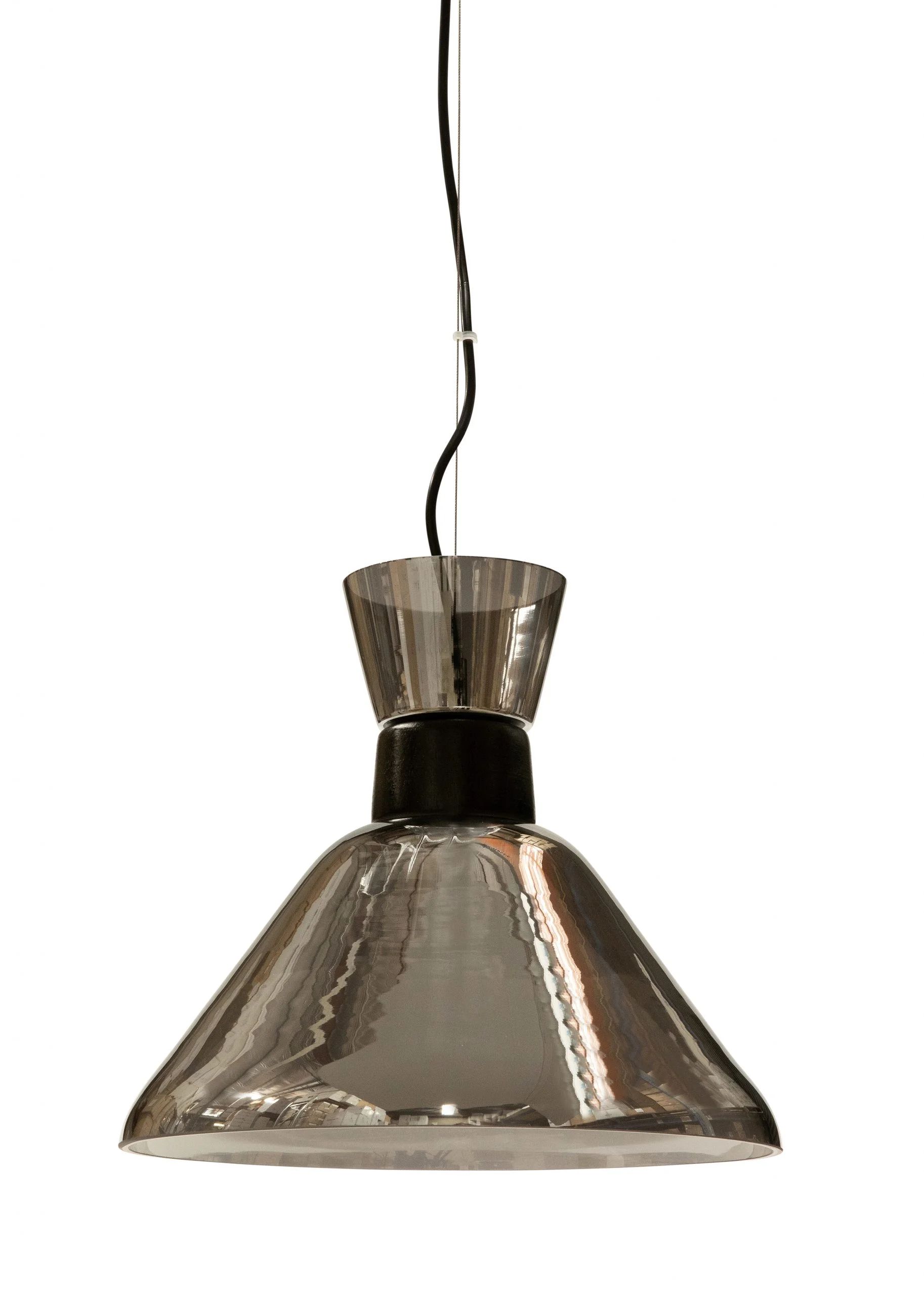 Pendant lamp MIRANDA-1L E27 D35 black