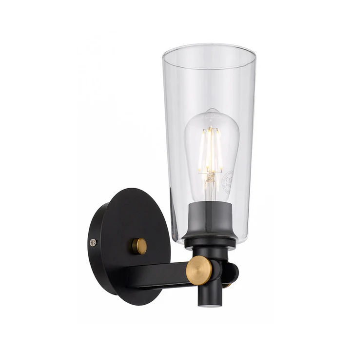 Wall light DELMAR E27 H27 BKCL