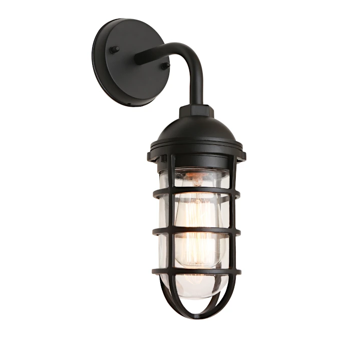 Wall Light Newport 1LT 60W E27 BLK