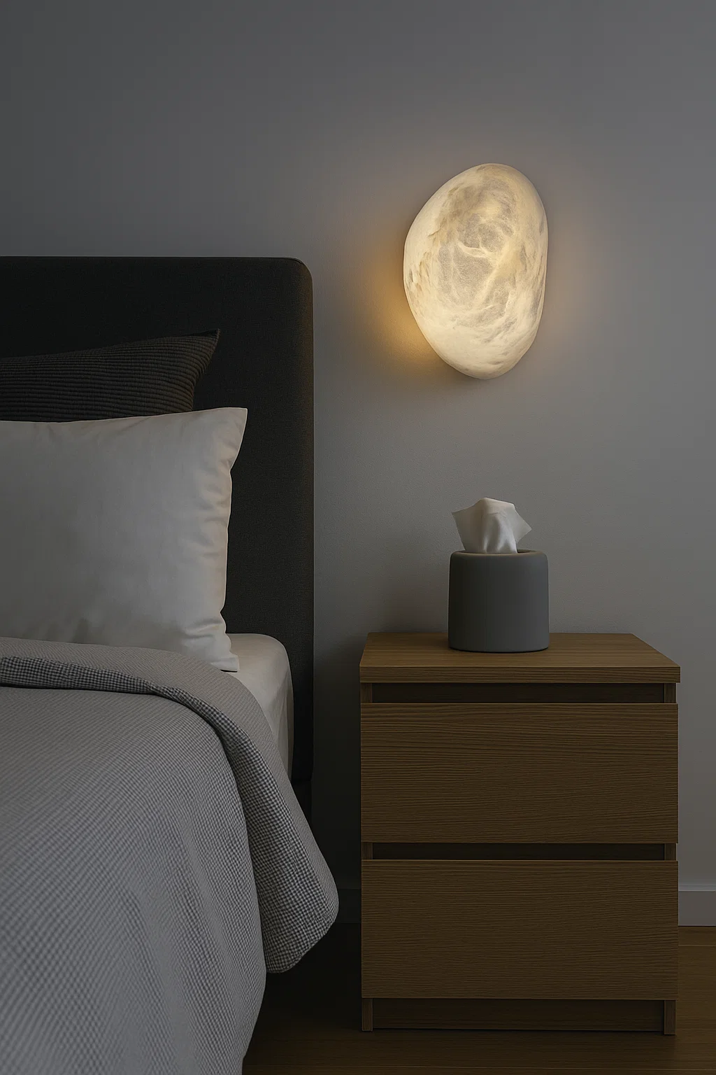 Wall light Ateca Alabaster Spanish Marble LED 5W BRS