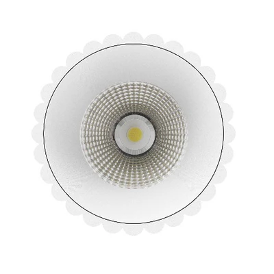 Pendant lamp COB Ripple LED 12W 3CCT D90 WHT