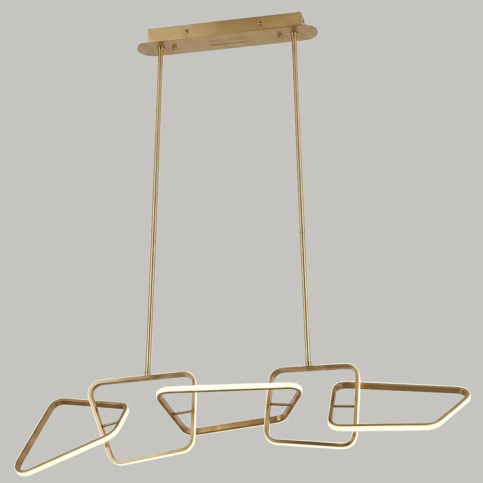 Pendant lamp Orionis 5 L150 LED BRS