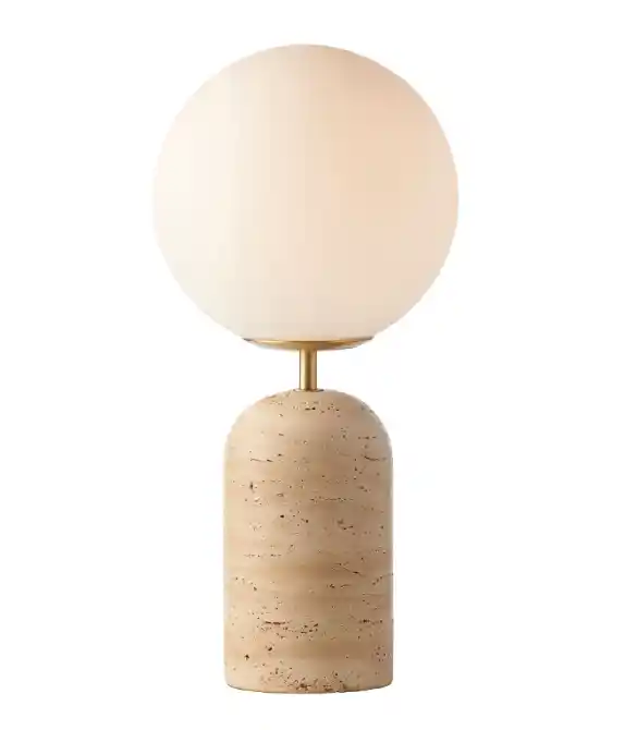 Table lamp Soren Travertine