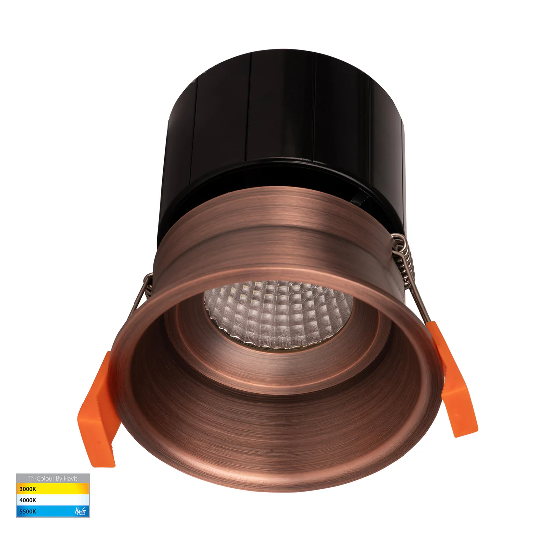 Recessed Downlight Prime D84 3CCT LED 12W IP54 AB
