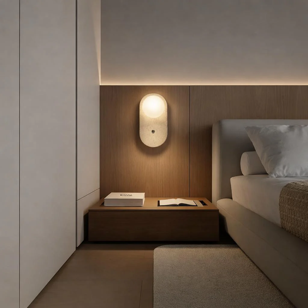 Wall lamp Cora Travertine G9