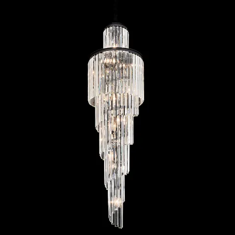 Pendant lamp Chanel S High Quality K9 Crystal 15xE14 D400 BLK