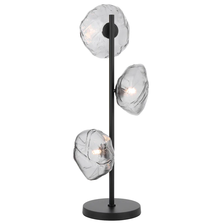 Table lamp ZECCA 3 LTS D200 BLACK SMOKE
