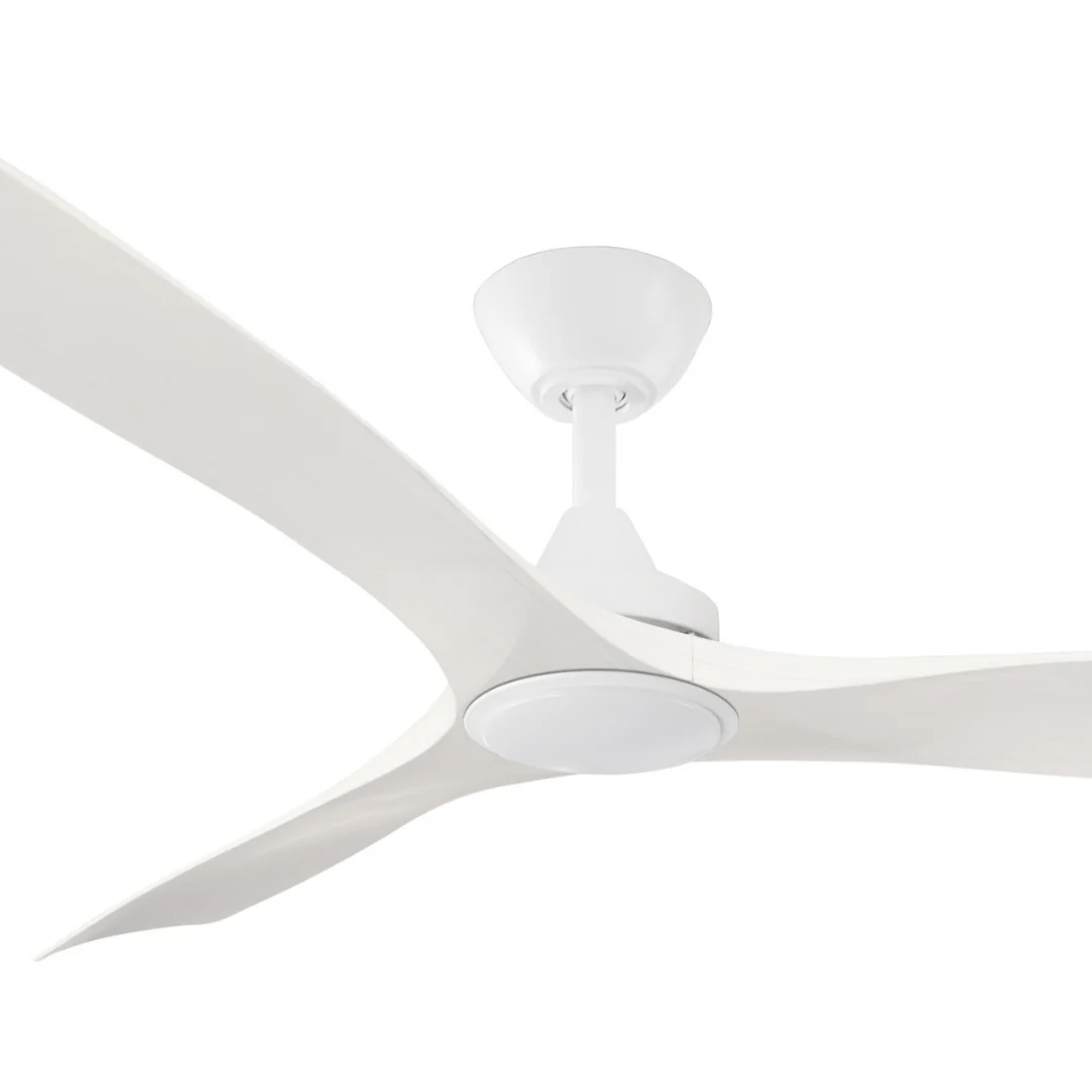 Ceiling fan Spitfire DC D52 White Base White-wash Blades 18w LED Light