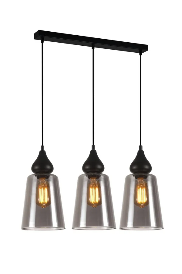 Pendant lamp JEREZ2X3S E27 black