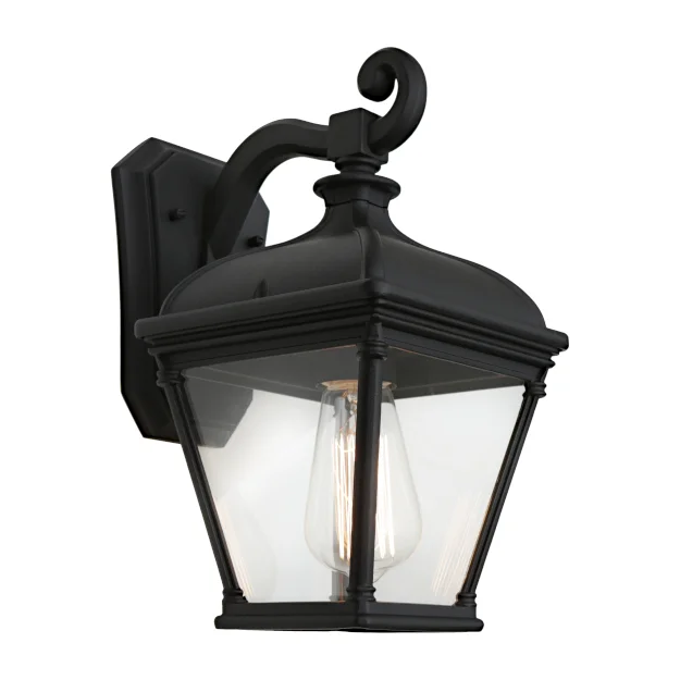 Wall Light Hotham 1LT 60W E27 BLK