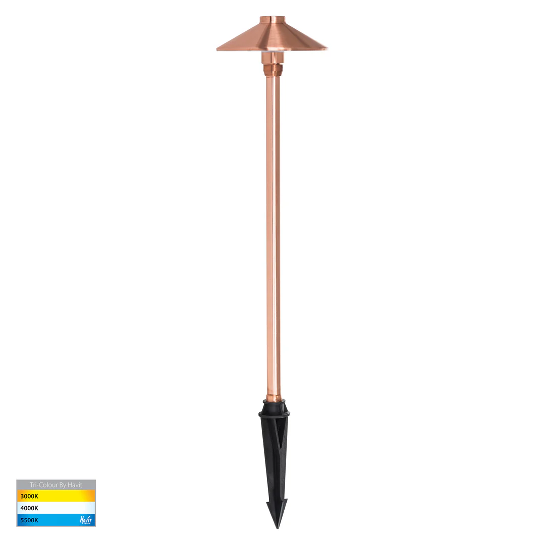 Garden light Polari Solid Copper 3w LED HV1452T-CP IP65