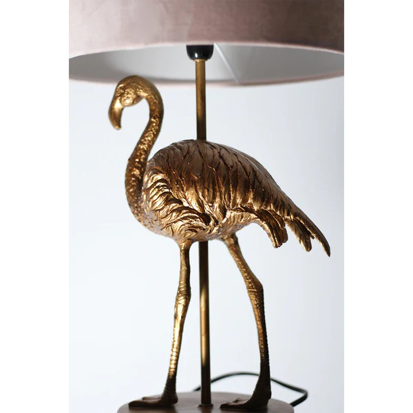 Table Lamp Flamingo Standing Gold