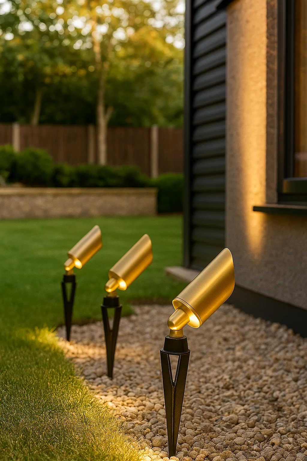 Spike light Shawl Solid Brass 5w LED 12V Tricol HV1458T-BR