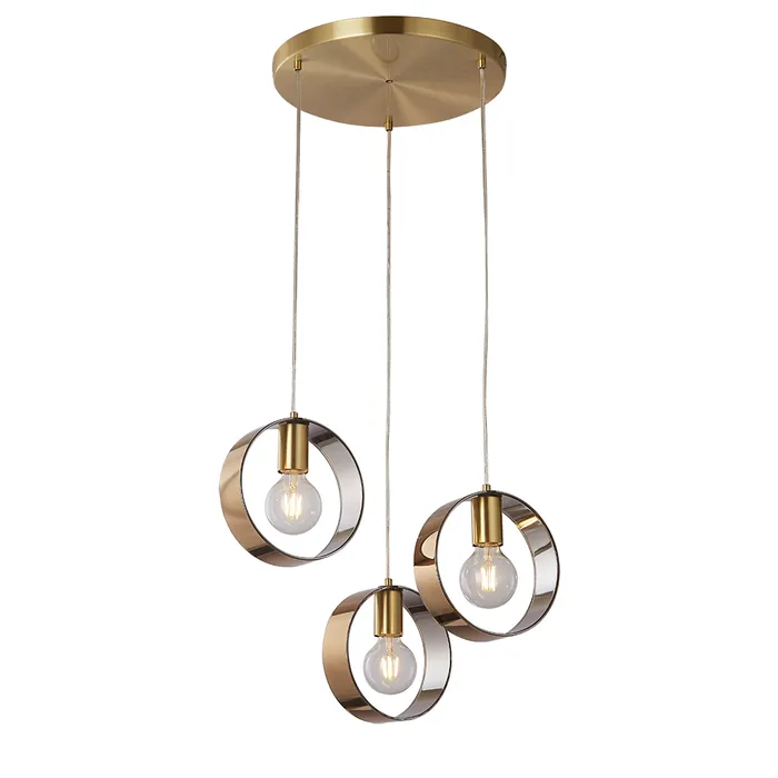 Pendant lamp Galaxy 3L Gold