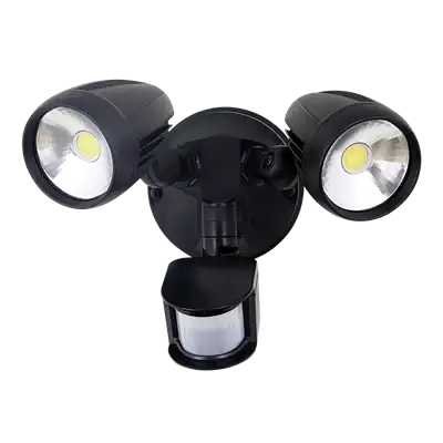 Wall light MURO-PRO-30 IP54 Tricol 30W LED Sens BLK