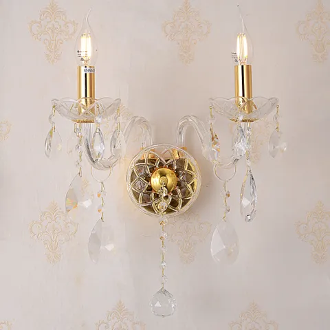 Wall light Bromley Crystal K9 2 light GL