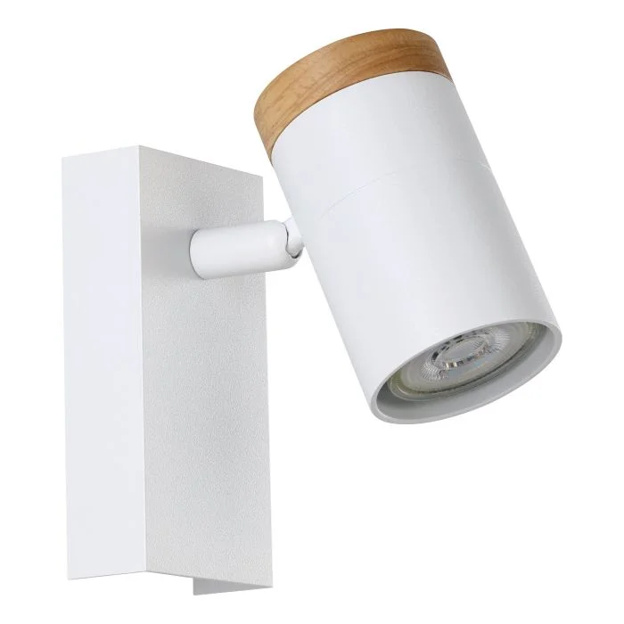 Wall light CARTAGENA 1X5W 4000K WHT-WOOD