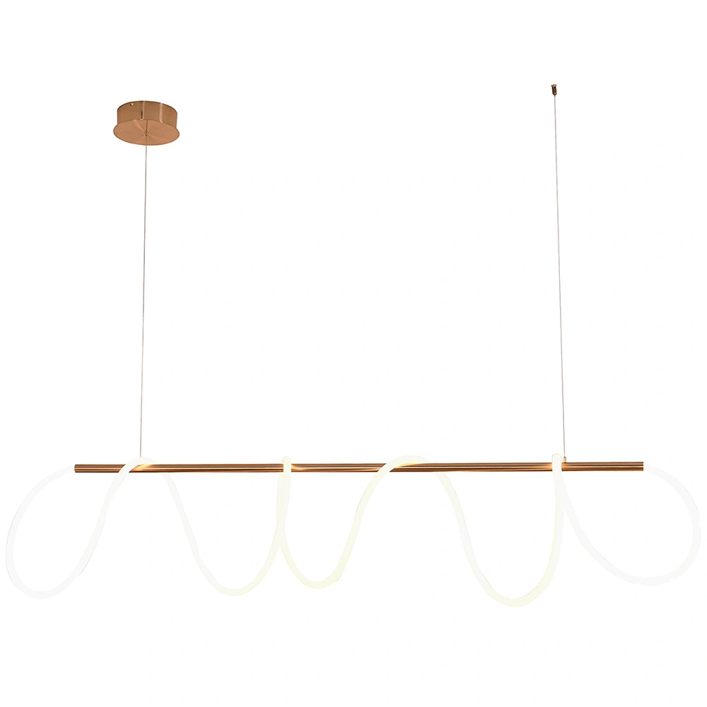 Pendant lamp Squiggle 20 LED 55W 3K BRS