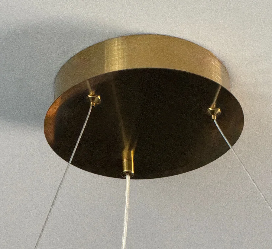 Pendant lamps basement - canopy D160 BRS