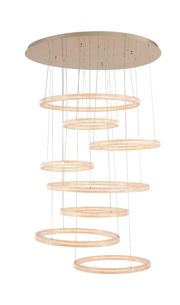 Pendant lamp HAILO 8 LED 450W GL