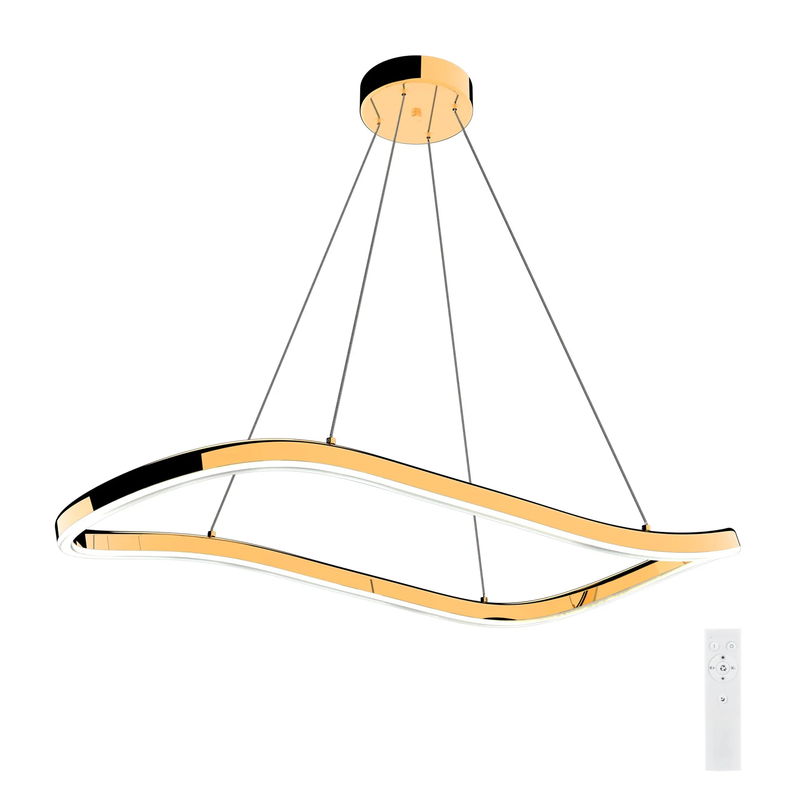 Pendant lamp Solara Large LED CCT BRS