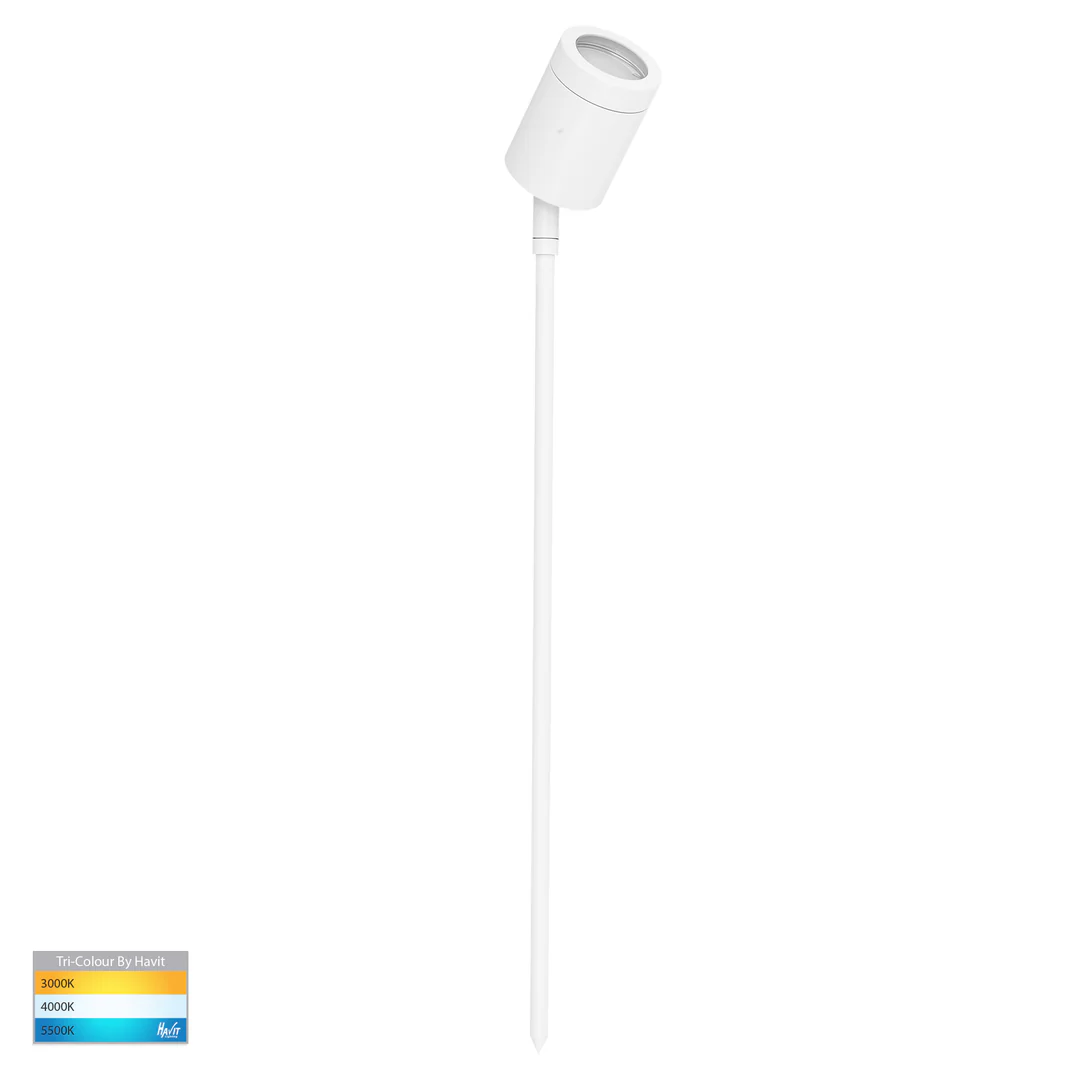 Garden light Pointe White TRI Colour LED HV1421T-WHT IP65