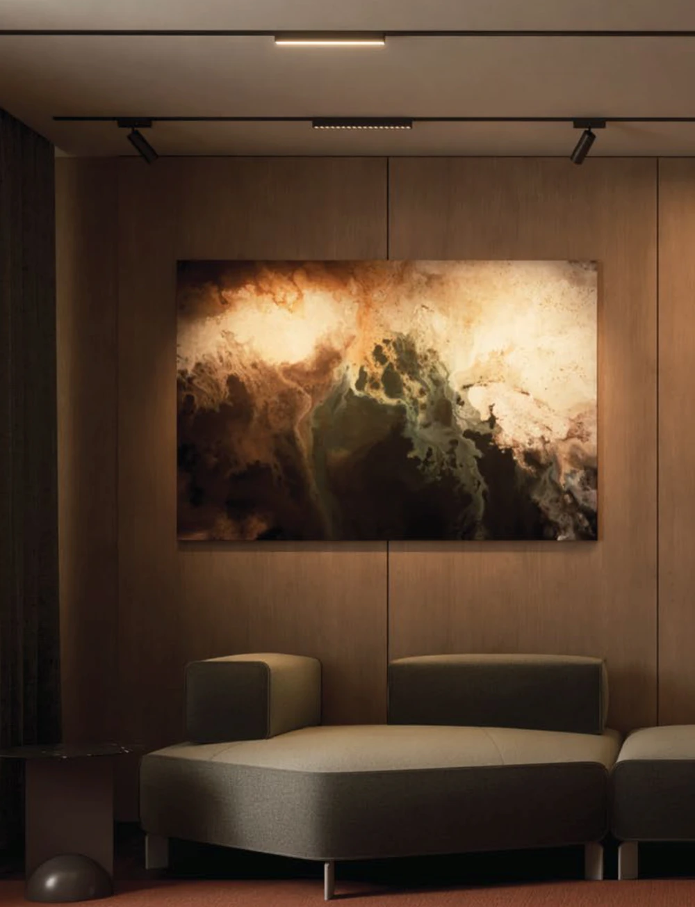 Surface track set Lite 4M 4LT LED 46W BLK