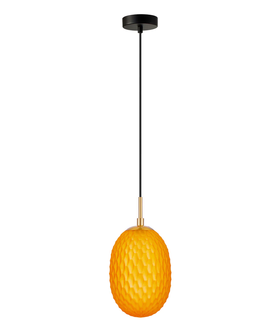 Pendant lamp KATHAL 1 E14 D15 OR