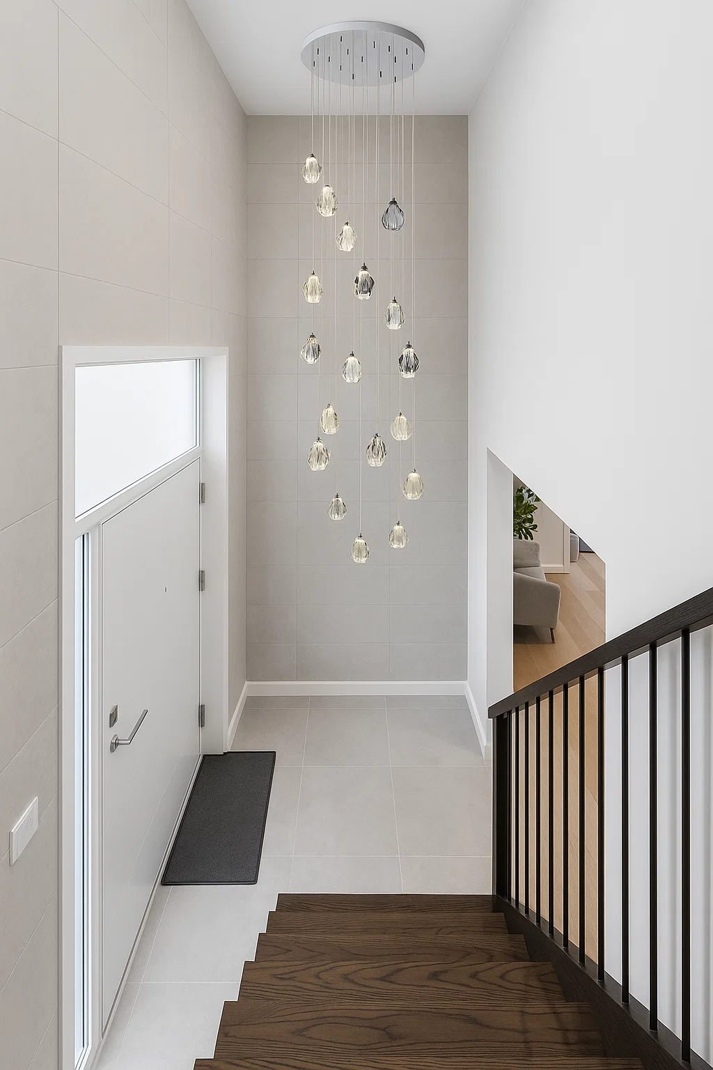 Pendant lamp Klyne LED D80 GD