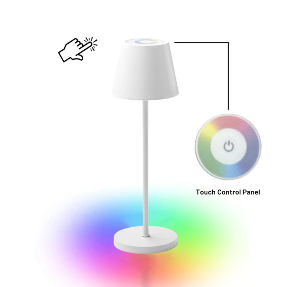 Table Lamp Enoki Portable 8RGB White Table Lamp Enoki Portable 8RGB White