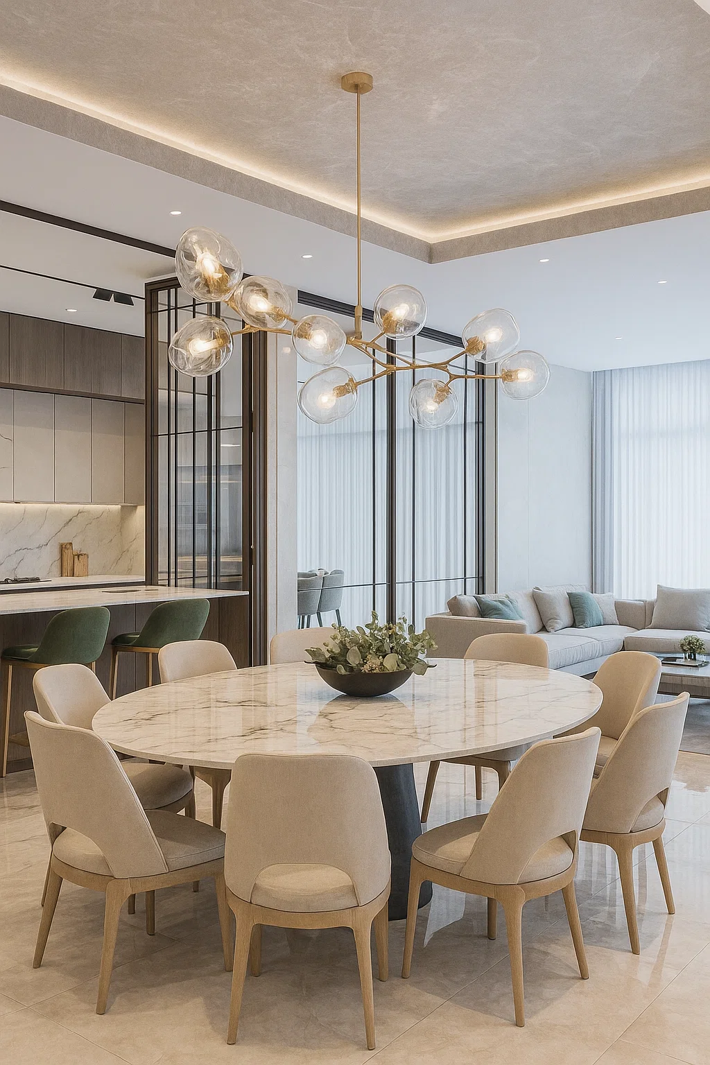 Pendant lamp Burgeon S7 GL