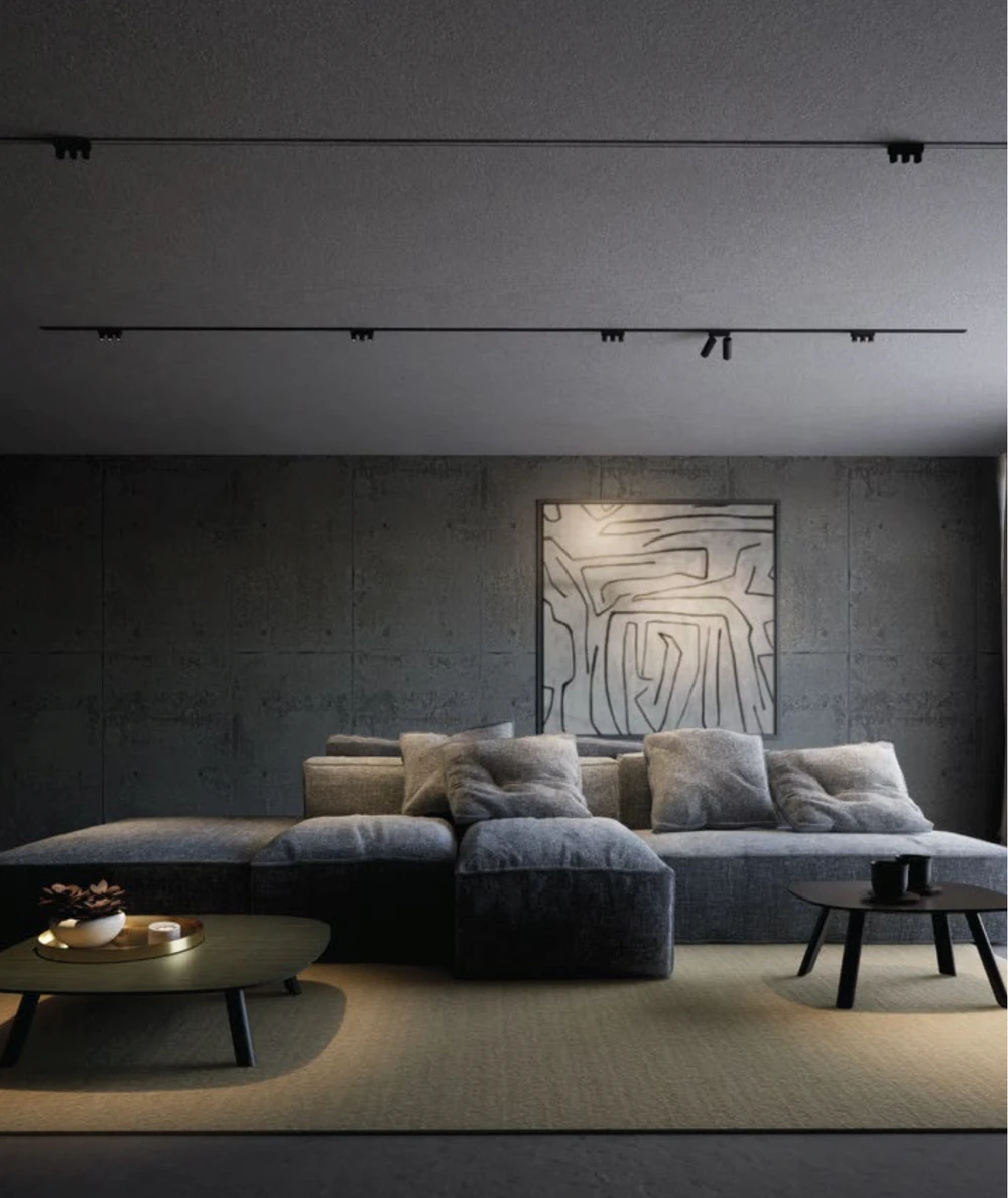 Surface track set Lite 8M 7LT LED 54W BLK