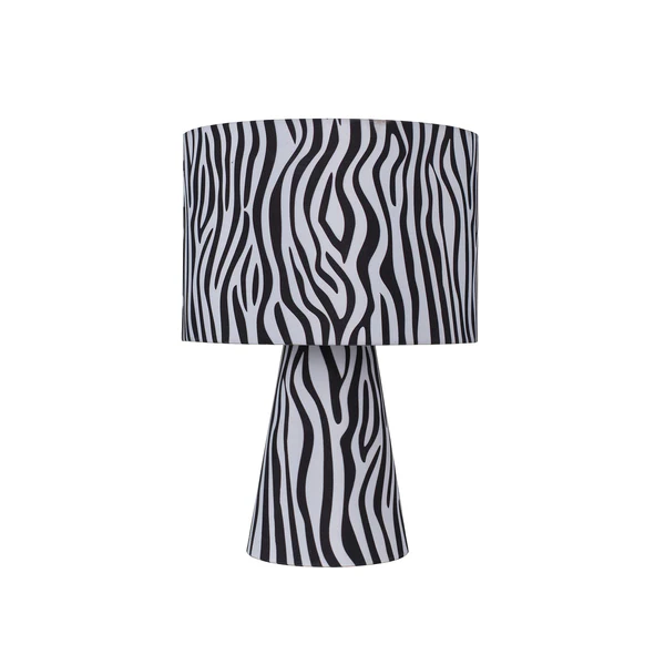 Table lamp Momo Zebra E27 BL